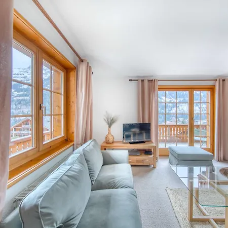 Appartement Centrally Located With Great Views And Terrace Champéry
